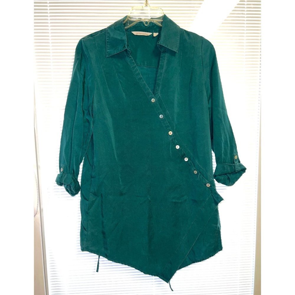 Soft Surrounding Jade Green Top — XS